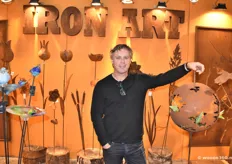 Directeur Harald Overwijk van Iron Art: “Wij verkopen roest; tuindecoraties van roestig ijzer.”