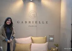 Amy Elshof opent volgende week de winkel Gabrielle Paris met bedlinnen, tafellinnen en kussens en accessoires.