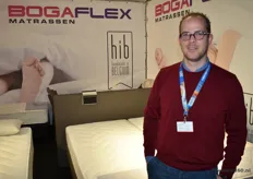 Philippe Hazendoncks van Bogaflex Matrassen, dat een fabriek in Lommel heeft en drie winkels waar de handgemaakte matrassen worden verkocht.