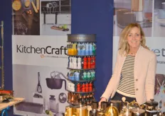 Janneke Versteeg vertegenwoordigde Kitchen Kraft, gespecialiseerd in keukenproducten.