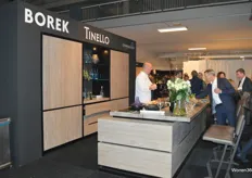 In de stand van Tinello Keukens, in samenwerking met Borek, werd aan live cooking gedaan en konden de bezoekers genieten van lekkere hapjes.