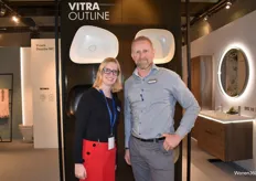 VitrA toonde allerlei designconcepten volgens de allernieuwste technieken, met Danielle Boot en Erik Versfeld. In deze stand waren ook nog twee andere mooie merken: Burgbad en Vigour.