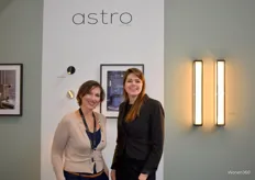 Josyanne en Marjolein van ASTRO met hun minimalistische lampencollectie