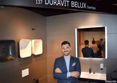 Fabio Amorosi van Duravit Belux presenteerde de nieuwste badkamerproducten.