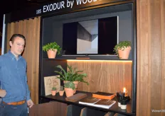 Tim Santy van Exodur, onderdeel van Woodstoxx, presenteert een thermisch opgewaardeerd exotisch hardhout.