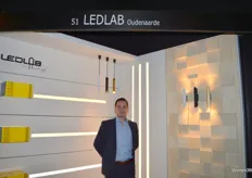 Nick Vangaever presenteerde de producten van LEDlab.