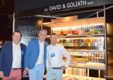 Nick, Jan en Pieter van David & Goliath. Het Belgische bedrijf is gespecialiseerd in artisanale interieurelementen voor hedendaagse en klassieke toepassingen.