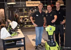 Harold Langenhof, Gerben Visser en Thijs Boerrigter showen de nieuwste Wulff. In de speciale 'Werkplaats' konden bezoekers uitgebreid aan de slag met gereedschappen en machines.
