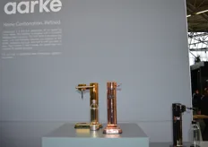 aarke presenteerde de sparkling water maker. Het merk heeft zijn oorsprong in Stockholm.