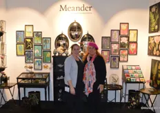 Jacolien met haar moeder Kittie van het bedrijf Meander, presenteerde originele cadeaus en woonaccessoires met een duidelijk signatuur.