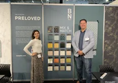 Lisa van Hal met Daniel Straver presenteerden de nieuwste collectie Preloved van BN Walls.