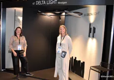 Laurence Debeuf en Valentine Depoortere van Delta Light, dat de nieuwe collectie The Lighting Bible 14 showde: "ambitieuze nieuwe verlichtingsoplossingen, eigen ontwerpen en samenwerkingen met gastdesigners, die de grenzen verleggen van design, prestaties, architectuur en technologie". 
