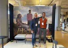 Edwin van den Berg van Monte Design met zijn Italiaanse collega Alberto Boldo die het merk Infiniti vertegenwoordigden.