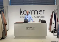 Danny Borsje van Keymer Essential Fabrics was tevreden over de beurs, waar hij voor het eerst aan deelnam. ''We betrekken hiermee een nieuwe doelgroep voor ons en dat bevalt goed.''