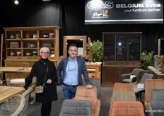 Niki De Weert en Thierry Suetens, van G&S Belgium bvda, presenteerde veel nieuwe stoelen aan het publiek.