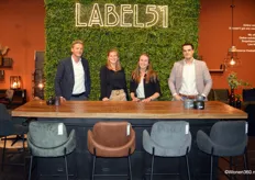 Eigenaar van Label51 Edwin den Ouden en accountmanagers Carmen van den Brink, Nienke van Wijhe en Tom Hiensch. Het belangrijkste doel van LABEL51, sinds de oprichting van het bedrijf in 2012, is een stoere eigenwijze kijk op de woon- en werkwensen van vandaag bieden.